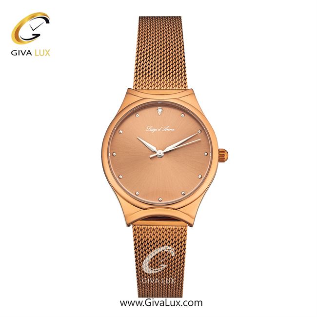 ساعت مچی اورجینال زنانه LdA رزگلد | رزگلد| رزگلد| کد رفرنس 2298